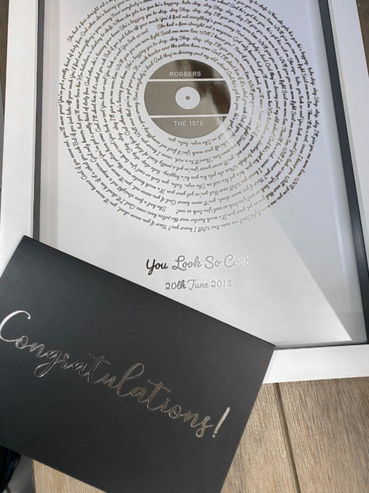 Personalised Song Lyrics Prints: A Music Lover's Guide to Meaningful Gifts